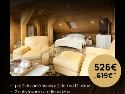 Family pobyt v penzióne Cottage CEDER